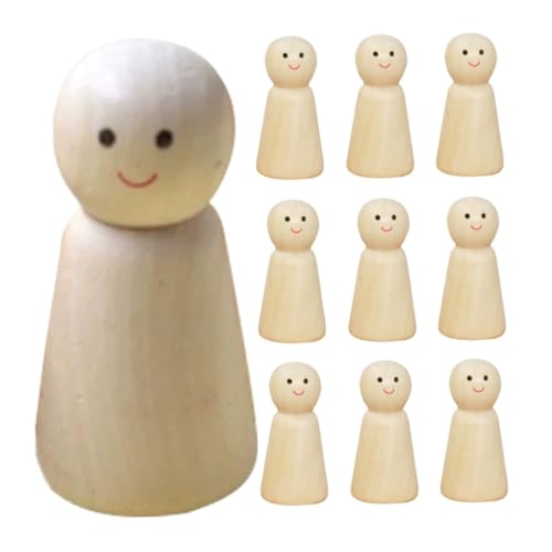 Homoyoyo 10 Stück Hölzerner Kleiner Hölzerner Mann Dekorieren Sie Ihr Fotorahmen -kit Hölzerne Peg -puppen Für Haushandwerk Home Party Dekorationen Peg Dolls Mini -figur Beige Holz Homoyoyo 10 Stück Hölzerner Kleiner Hölzerner Mann Dekorieren Sie Ihr Fotorahmen -kit Hölzerne Peg -puppen Für Haushandwerk Home Party Dekorationen Peg Dolls Mini -figur Beige Holz von Homoyoyo