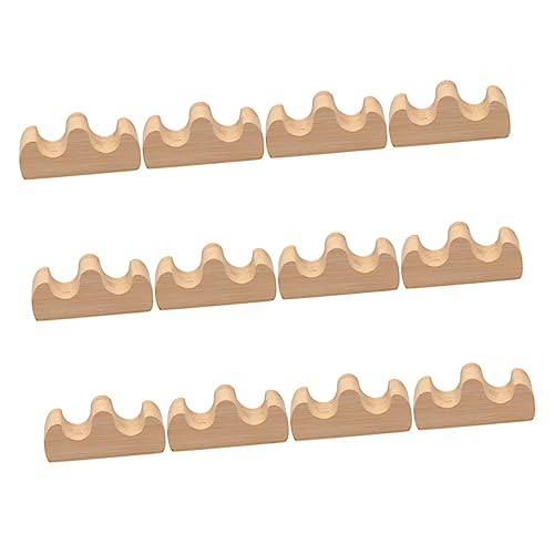 Homoyoyo 10 Stück Holz Kalligraphie Halter Praktischer Stifthalter für Schreibtischdekoration und Schreibbedarf für Kalligraphie und Malerei von Homoyoyo