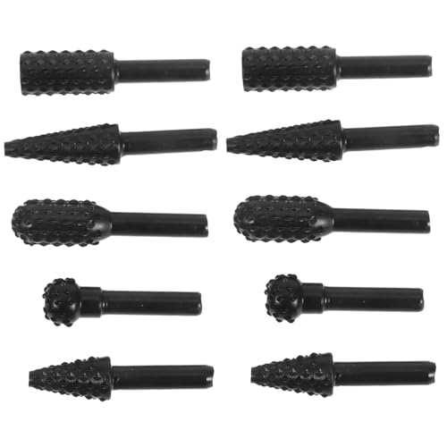 Homoyoyo 10 Stück Holzbearbeitungsdatei Schnitzbits Holzgravurbohrer Holzarbeitwerkzeuge Polierwerkzeuge Aus Metall Feilen Für Die Metallbearbeitung Zubehör Für Mühlen Stahl Black Homoyoyo 10 Stück Holzbearbeitungsdatei Schnitzbits Holzgravurbohrer Holzarbeitwerkzeuge Polierwerkzeuge Aus Metall Feilen Für Die Metallbearbeitung Zubehör Für Mühlen Stahl Black von Homoyoyo