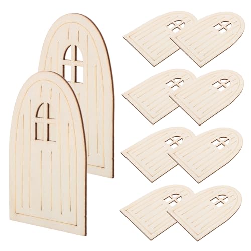 Homoyoyo 10 Stück Holzelf -Tür Party Feentür für Baum lackierbar Handwerk schrullig klein Kind Feentor Weihnachtself Tür Feenhaus Zubehör Fee-Kit Feenhaus Bausatz Feentür öffnen Beige Homoyoyo 10 Stück Holzelf -Tür Party Feentür für Baum lackierbar Handwerk schrullig klein Kind Feentor Weihnachtself Tür Feenhaus Zubehör Fee-Kit Feenhaus Bausatz Feentür öffnen Beige von Homoyoyo