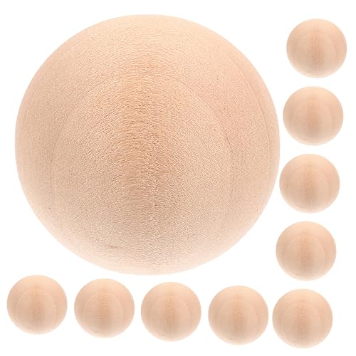 Homoyoyo 10 Stück Holzkugel feste Kugel Kinderhandwerk Kugeln aus Hartholz natürliches unfertiges Holzhandwerk runde Kugel Kugeln aus Holz Bastelball selber machen DIY-Zeichnung Khaki Homoyoyo 10 Stück Holzkugel feste Kugel Kinderhandwerk Kugeln aus Hartholz natürliches unfertiges Holzhandwerk runde Kugel Kugeln aus Holz Bastelball selber machen DIY-Zeichnung Khaki von Homoyoyo
