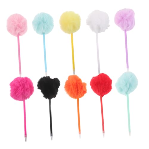 Homoyoyo 10 Stück Kawaii Pom Pom Kugelschreiber mit Flauschigen Plüschkugeln Bunte Kreative Schreibstifte für Mädchen Weiche Plüschstifte für Schule Büro Klassenzimmer und Belohnungen Homoyoyo 10 Stück Kawaii Pom Pom Kugelschreiber mit Flauschigen Plüschkugeln Bunte Kreative Schreibstifte für Mädchen Weiche Plüschstifte für Schule Büro Klassenzimmer und Belohnungen von Homoyoyo
