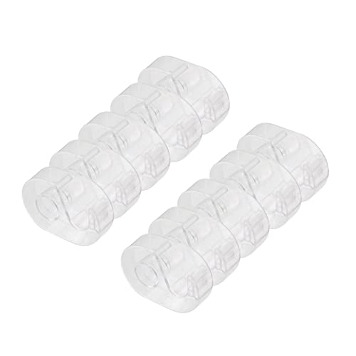 Homoyoyo 10 Stück Klebebandspender Teiliges Klebeband Tool für Büro Schule und Zuhause Transparenter Tape Cutter für Einfaches Abrollen von Homoyoyo