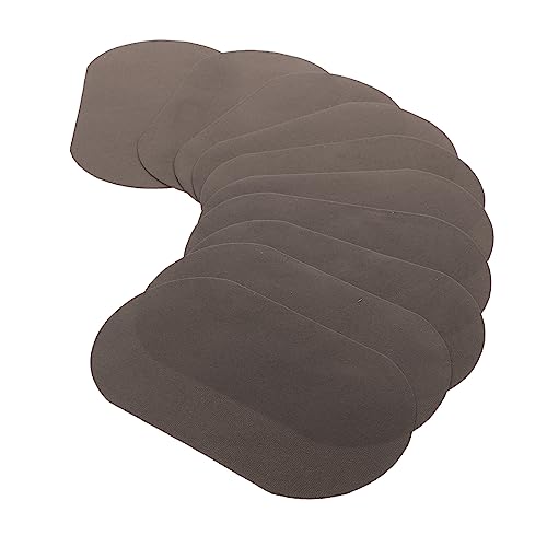 Homoyoyo 10 Stück Kleidungspatch Stickerei Jeans Flecken Denim Hosenflicken bügelei aufbügelflicken knee patch Reparaturflicken für Hosenlöcher Reparaturflicken für Kleidung Stoff Dark Grey von Homoyoyo