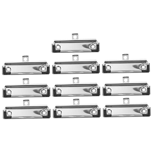 Homoyoyo 10 Stück Klemmbrett Clips aus Metall Montierbare Halterungen für Dokumente Notizen und Fotos für Büro und Schule Homoyoyo 10 Stück Klemmbrett Clips aus Metall Montierbare Halterungen für Dokumente Notizen und Fotos für Büro und Schule von Homoyoyo