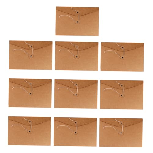 Homoyoyo 10 Stück Kraftpapier Dokumentenmappe mit Schnurverschluss Extra Dickes Papier Wiederverwendbare Aktenhüllen für Büro und Zuhause Sichere Aufbewahrung Wichtiger Unterlagen Homoyoyo 10 Stück Kraftpapier Dokumentenmappe mit Schnurverschluss Extra Dickes Papier Wiederverwendbare Aktenhüllen für Büro und Zuhause Sichere Aufbewahrung Wichtiger Unterlagen von Homoyoyo