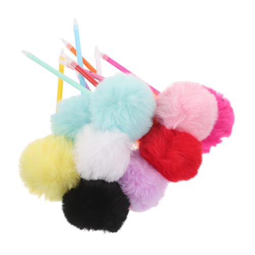 Homoyoyo 10 Stück Kreative Plüsch Kugelschreiber mit Flauschigem Pompon Zuverlässige Kugelschreiberspitze Spielerische Schreibstifte für Schule Büro und Studenten Vielseitige Schreibwaren Homoyoyo 10 Stück Kreative Plüsch Kugelschreiber mit Flauschigem Pompon Zuverlässige Kugelschreiberspitze Spielerische Schreibstifte für Schule Büro und Studenten Vielseitige Schreibwaren von Homoyoyo