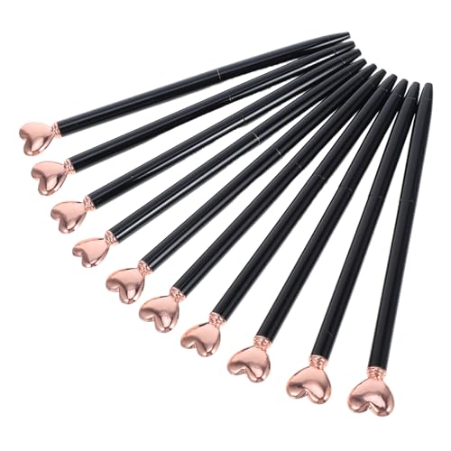 Homoyoyo 10 Stück Kugelschreiber in Herzform: Niedliche Kugelschreiber Aus Metall, Einziehbar, Für Das Homeoffice, Flüssiges Schreiben – Partygeschenke Für Die Hochzeit Zum Valentinstag Homoyoyo 10 Stück Kugelschreiber in Herzform: Niedliche Kugelschreiber Aus Metall, Einziehbar, Für Das Homeoffice, Flüssiges Schreiben – Partygeschenke Für Die Hochzeit Zum Valentinstag von Homoyoyo