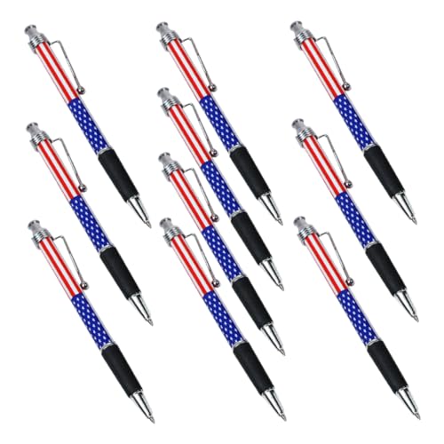 Homoyoyo 10 Stück Kugelschreiber mit Flagge Schreibstift Büro Stift Tintenstifte Patriotischer Stift komfortabler Griffstift professioneller Kugelschreiber glatter Kugelschreiber Plastik Homoyoyo 10 Stück Kugelschreiber mit Flagge Schreibstift Büro Stift Tintenstifte Patriotischer Stift komfortabler Griffstift professioneller Kugelschreiber glatter Kugelschreiber Plastik von Homoyoyo