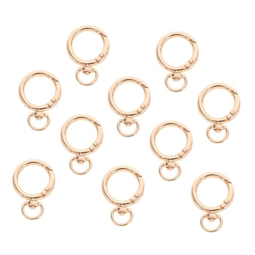 Homoyoyo 10 Stück Legierung Karabinerhaken Key Ring Clips Robust und Stilvoll Vielseitige Schlüsselanhänger Clips für Auto Büro und Zuhause Einfach zu Bedienen und Langlebig Homoyoyo 10 Stück Legierung Karabinerhaken Key Ring Clips Robust und Stilvoll Vielseitige Schlüsselanhänger Clips für Auto Büro und Zuhause Einfach zu Bedienen und Langlebig von Homoyoyo