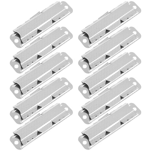 Homoyoyo 10 Stück Binder Clips aus Zinklegierung Metall Klammern für Büro Schule zur Datei Organisation Praktische Büroklammern für Schüler Lehrer Robuste Bürobedarf von Homoyoyo