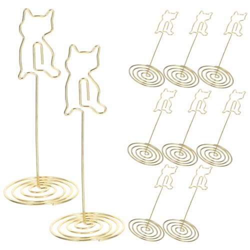 Homoyoyo 10 Stück Metall Memo Clip Halter mit Starkem Griff Vielseitiger Tischkartenhalter für Büro Hochzeit Meeting Wiederverwendbarer Kartenhalter für Notizen Fotos und Tischnummern Homoyoyo 10 Stück Metall Memo Clip Halter mit Starkem Griff Vielseitiger Tischkartenhalter für Büro Hochzeit Meeting Wiederverwendbarer Kartenhalter für Notizen Fotos und Tischnummern von Homoyoyo
