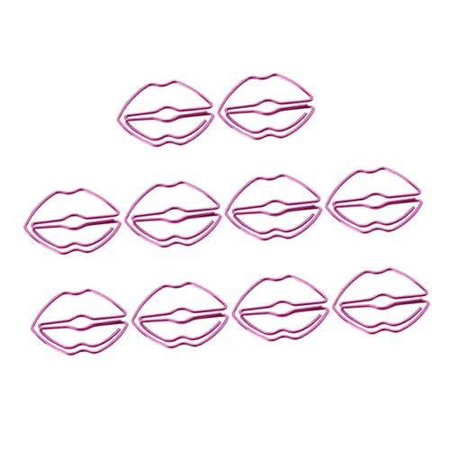 Homoyoyo 10 Stück Mini-Büroklammern klein Rosa Stifte bookmarks büromaterial bürogadges Creative paper clips Lovely paper clips stationery Lippen formen Büroklammern Papierklemmen Legierung Homoyoyo 10 Stück Mini-Büroklammern klein Rosa Stifte bookmarks büromaterial bürogadges Creative paper clips Lovely paper clips stationery Lippen formen Büroklammern Papierklemmen Legierung von Homoyoyo