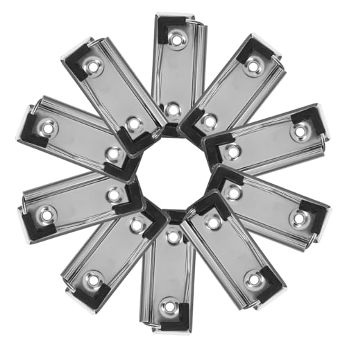 Homoyoyo 10 Stück Montierbare Klemmbrett Clips Starke Metall Klammern für Dokumente Notizen Fotos und Memos für Büro Schule und DIY Projekte Robust und Langlebig Homoyoyo 10 Stück Montierbare Klemmbrett Clips Starke Metall Klammern für Dokumente Notizen Fotos und Memos für Büro Schule und DIY Projekte Robust und Langlebig von Homoyoyo