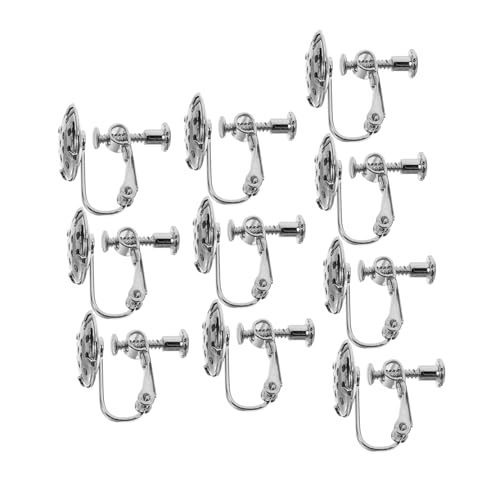 Homoyoyo 10 Stück Ohrring Haken für Diy Ohrringe Runde Lotus Haarspangen Handgemachte Ohrring Haken Hypoallergenes Material für Schmuckherstellung Netzdesign von Homoyoyo