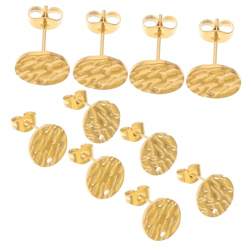 Homoyoyo 10 Stück Ohrstecker Diy Schmuckherstellung Zubehör Geometrische Ohrstecker für Ohrringe Goldene Runde Blanko Langlebig und Leicht Homoyoyo 10 Stück Ohrstecker Diy Schmuckherstellung Zubehör Geometrische Ohrstecker für Ohrringe Goldene Runde Blanko Langlebig und Leicht von Homoyoyo