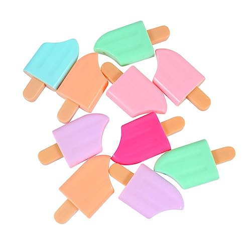 Homoyoyo 10 Stück Popsicle Highlighter Stifte Fluoreszierende Marker Bunten Farben für Schule Büro und Kreative Projekte für Erwachsene Zufällige Farbe Zufällige Farbe von Homoyoyo