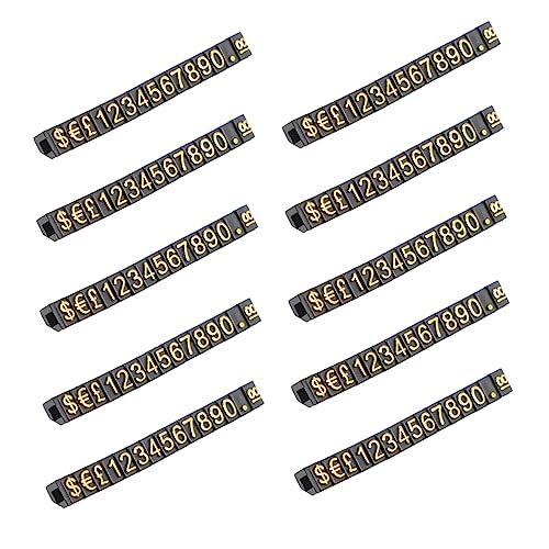 Homoyoyo 10 Stück Preisschild Einzelhandel klein Etikett Tags für die Anzeige groß Nummern-Tags für Preise Nummern-Labels Werbeschild mit Nummernschild Preisanzeigeschild Plastik Golden Homoyoyo 10 Stück Preisschild Einzelhandel klein Etikett Tags für die Anzeige groß Nummern-Tags für Preise Nummern-Labels Werbeschild mit Nummernschild Preisanzeigeschild Plastik Golden von Homoyoyo