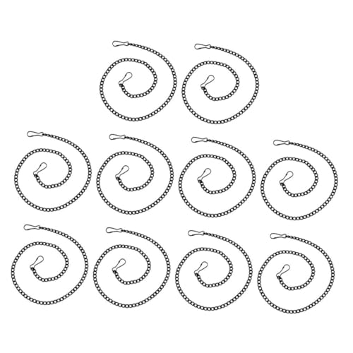 Homoyoyo 10 Stück Robuste Eisenketten mit Clips für Werbeplakate Laternen Vogelhäuschen Blumentöpfe Windspiele Vielseitig Einsetzbar Einfache Installation Hohe Tragfähigkeit Homoyoyo 10 Stück Robuste Eisenketten mit Clips für Werbeplakate Laternen Vogelhäuschen Blumentöpfe Windspiele Vielseitig Einsetzbar Einfache Installation Hohe Tragfähigkeit von Homoyoyo