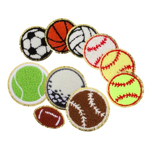 Homoyoyo 10 Stück Sportsticklogo Baseball Basketball Aufnäher für Sportbälle nähen Abzeichen Sport Bügelflicken Sportflicken zum Aufbügeln Fußballaufnäher für Mützen Fußball-Patch Chenille Homoyoyo 10 Stück Sportsticklogo Baseball Basketball Aufnäher für Sportbälle nähen Abzeichen Sport Bügelflicken Sportflicken zum Aufbügeln Fußballaufnäher für Mützen Fußball-Patch Chenille von Homoyoyo
