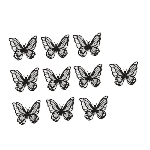 Homoyoyo 10 Stück Stickerei Patches für DIY Kleidung Hochzeitsdekoration Haarschmuck Applikationen für Kleider und Accessoires von Homoyoyo