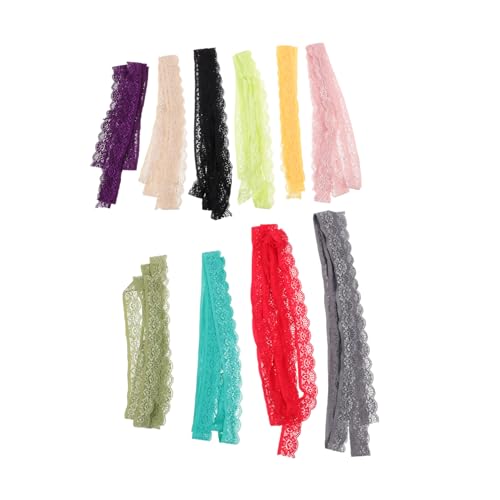 Homoyoyo 10 Stück Stretch-Spitze handmass kleidung bezüge für nackenrollen decals dekoring Schleife Bänder für Handwerk Spitzenband zum Basteln Kleid machen Band Bastelband nähen Polyester Homoyoyo 10 Stück Stretch-Spitze handmass kleidung bezüge für nackenrollen decals dekoring Schleife Bänder für Handwerk Spitzenband zum Basteln Kleid machen Band Bastelband nähen Polyester von Homoyoyo