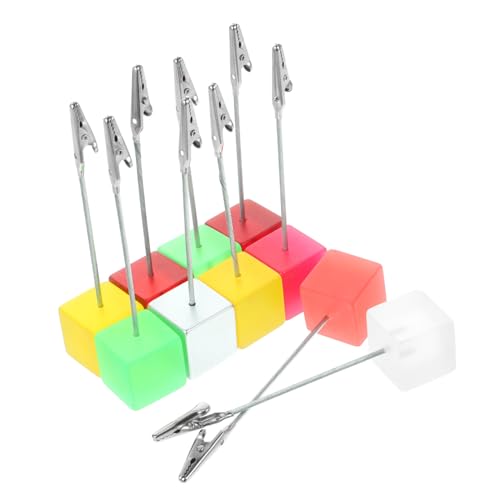 Homoyoyo 10 Stück Teiliges Bunte Würfel Photo Clips Harz Kartenhalter für Fotos Notizen Tischdekoration Stabile Aufsteller für Büro Party Vielseitig Einsetzbar Homoyoyo 10 Stück Teiliges Bunte Würfel Photo Clips Harz Kartenhalter für Fotos Notizen Tischdekoration Stabile Aufsteller für Büro Party Vielseitig Einsetzbar von Homoyoyo