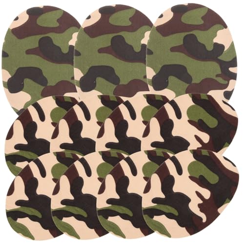Homoyoyo 10 Stück Teiliges Camouflage Bügelbild Beständige Polyester Flicken Vielseitig zum Aufbügeln oder Nähen für Kleidung Rucksäcke Hosen und Jacken Einfach Anzubringen und von Homoyoyo