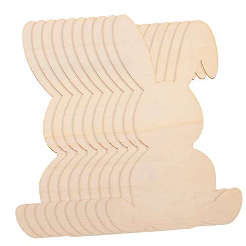 Homoyoyo 10 Stück Teiliges Dekoset Holzhasen zum Bemalen Natürliche Holzscheiben DIY Osterdeko Bastelset Langlebige Holzfiguren für Frühlingsdekoration und Kreative Handarbeiten Homoyoyo 10 Stück Teiliges Dekoset Holzhasen zum Bemalen Natürliche Holzscheiben DIY Osterdeko Bastelset Langlebige Holzfiguren für Frühlingsdekoration und Kreative Handarbeiten von Homoyoyo