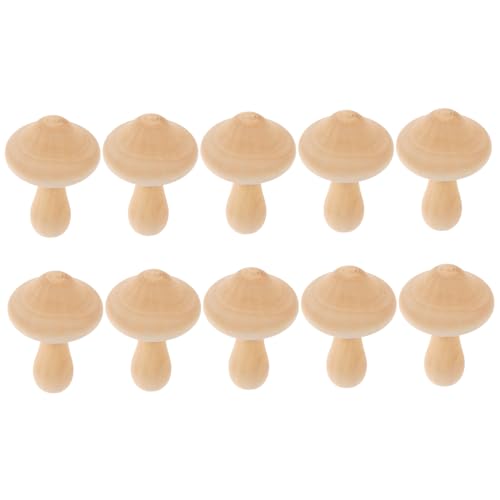 Homoyoyo 10 Stück Teiliges Diy Holzpilz Unbemalte Graffiti Pilze für Malspielzeug Kreativität und Handwerkskunst für Pädagogische Projekte und Dekoration Homoyoyo 10 Stück Teiliges Diy Holzpilz Unbemalte Graffiti Pilze für Malspielzeug Kreativität und Handwerkskunst für Pädagogische Projekte und Dekoration von Homoyoyo