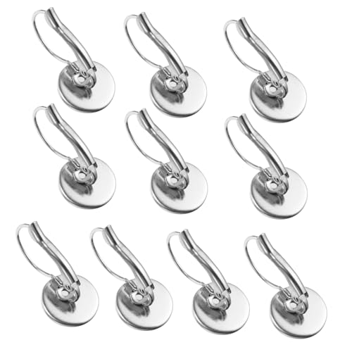 Homoyoyo 10 Stück Teiliges Edelstahl Ohrhaken mit Gemstone Basisträger DIY Schmuckherstellung Ohrhaken Tray Langlebig für Frauen und Mädchen Homoyoyo 10 Stück Teiliges Edelstahl Ohrhaken mit Gemstone Basisträger DIY Schmuckherstellung Ohrhaken Tray Langlebig für Frauen und Mädchen von Homoyoyo