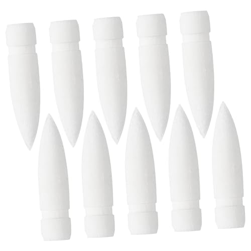 Homoyoyo 10 Stück Teiliges Ersatzspitzen aus Nylon für Feine Acrylfarbenmarker Präzise Spitze Weiche Verschleißfeste Marker ersatzspitzen für Leinwand und Porzellan Kompatibel mit von Homoyoyo