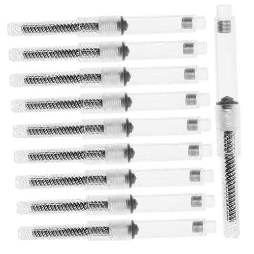 Homoyoyo 10 Stück Teiliges Füllfederhalter Tintenabsorber Kompatibler Stift Tintenkonverter Leichtes Langlebiges Schreibzubehör Praktisches Nachfüllwerkzeug für Füller Homoyoyo 10 Stück Teiliges Füllfederhalter Tintenabsorber Kompatibler Stift Tintenkonverter Leichtes Langlebiges Schreibzubehör Praktisches Nachfüllwerkzeug für Füller von Homoyoyo