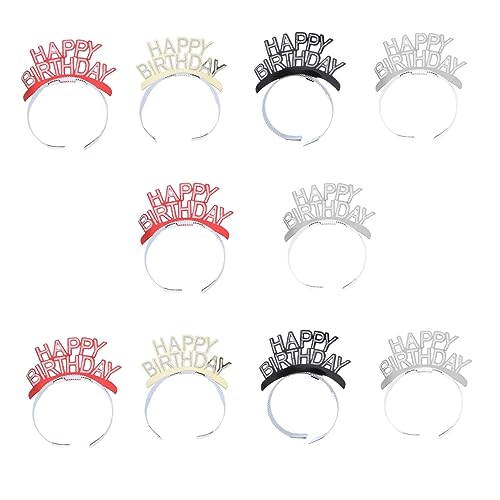 Homoyoyo 10 Stück Teiliges Geburtstags Haarreifen Bunte Party Kopfschmuck Niedliche Geburtstagskrone für Mädchen Festliche Partydekoration Zubehör Zufällige Farbe Zufällige Farbe Homoyoyo 10 Stück Teiliges Geburtstags Haarreifen Bunte Party Kopfschmuck Niedliche Geburtstagskrone für Mädchen Festliche Partydekoration Zubehör Zufällige Farbe Zufällige Farbe von Homoyoyo