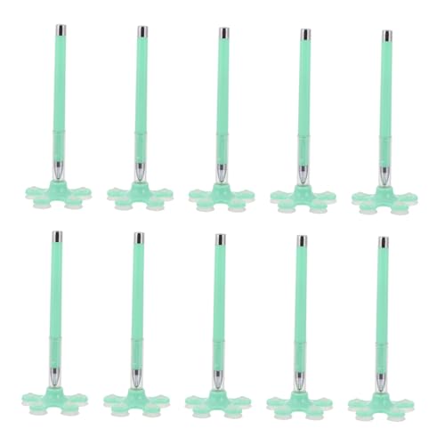 Homoyoyo 10 Stück Teiliges Gel Kugelschreiber mit Integriertem Grünen Handyhalter Leicht Handlich und Reibungslos Schreibend für Schüler und Zeichnen im Büro und Zuhause von Homoyoyo