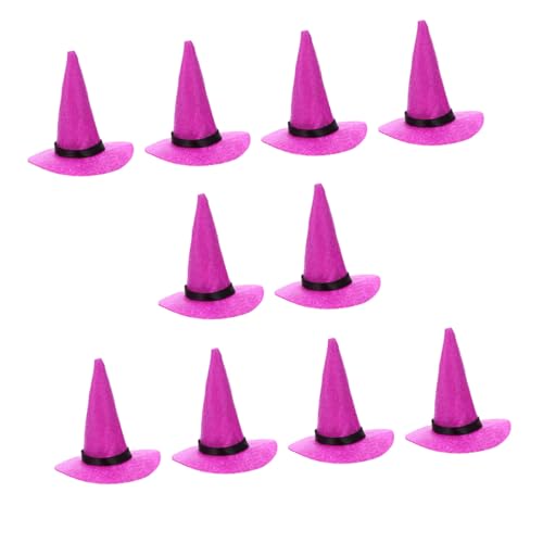 Homoyoyo 10 Stück Teiliges Halloween Mini Filz Hexenhut in Dekorative Flaschenaufsätze für Weinflaschen Langlebige und Sichere Partydekoration Design für Festliche Homoyoyo 10 Stück Teiliges Halloween Mini Filz Hexenhut in Dekorative Flaschenaufsätze für Weinflaschen Langlebige und Sichere Partydekoration Design für Festliche von Homoyoyo
