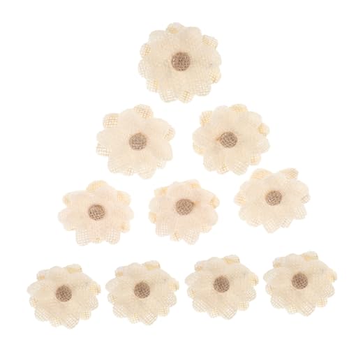 Homoyoyo 10 Stück Teiliges Handgefertigte Juteblumen Europäischer Vintage Stil Robuste Baststoffblumen Leichte Dekoration für DIY Bastelprojekte Hochzeiten Wohnkultur Party Accessoires Homoyoyo 10 Stück Teiliges Handgefertigte Juteblumen Europäischer Vintage Stil Robuste Baststoffblumen Leichte Dekoration für DIY Bastelprojekte Hochzeiten Wohnkultur Party Accessoires von Homoyoyo