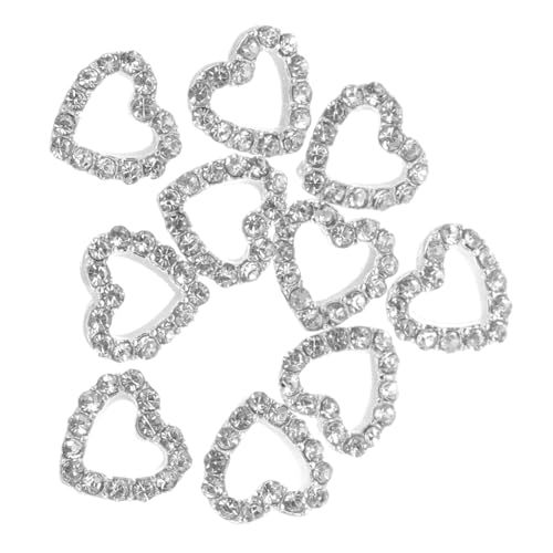 Homoyoyo 10 Stück Teiliges Herz Nail Charms aus Robustem Zinklegierung mit Hohlem Design Vielseitige Nageldekorationen für DIY und Professionelle Nagelkunst Praktische Maniküre Zubehör für Homoyoyo 10 Stück Teiliges Herz Nail Charms aus Robustem Zinklegierung mit Hohlem Design Vielseitige Nageldekorationen für DIY und Professionelle Nagelkunst Praktische Maniküre Zubehör für von Homoyoyo