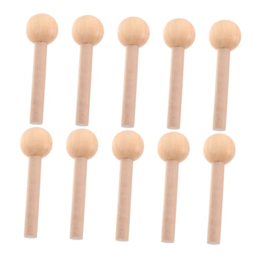 Homoyoyo 10 Stück Teiliges Holz Pegboard Haken Buchenholz Runde Holzkugeln Sicherer Holzstab für Basteln Modellbau und Vielseitige Anwendungen Zubehör für Holz Pegboard Panel Stab Ømm Homoyoyo 10 Stück Teiliges Holz Pegboard Haken Buchenholz Runde Holzkugeln Sicherer Holzstab für Basteln Modellbau und Vielseitige Anwendungen Zubehör für Holz Pegboard Panel Stab Ømm von Homoyoyo