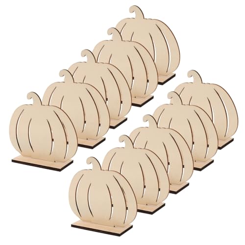 Homoyoyo 10 Stück Teiliges Holz-pumpkin-dekor Unbemalte Herbst-scheiben zum Bemalen Leicht Vielseitig für Halloween Erntedank Tischdekoration DIY Kürbisfiguren für Herbstliche Centerpieces Homoyoyo 10 Stück Teiliges Holz-pumpkin-dekor Unbemalte Herbst-scheiben zum Bemalen Leicht Vielseitig für Halloween Erntedank Tischdekoration DIY Kürbisfiguren für Herbstliche Centerpieces von Homoyoyo