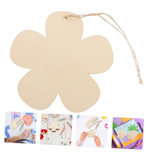 Homoyoyo 10 Stück Teiliges Holzblüten zum Bemalen Glatte Oberfläche Sichere DIY Holzschnitte für Kreative Bastelprojekte Kinderfreundlich Langlebige Holzscheiben für Dekoration und Homoyoyo 10 Stück Teiliges Holzblüten zum Bemalen Glatte Oberfläche Sichere DIY Holzschnitte für Kreative Bastelprojekte Kinderfreundlich Langlebige Holzscheiben für Dekoration und von Homoyoyo