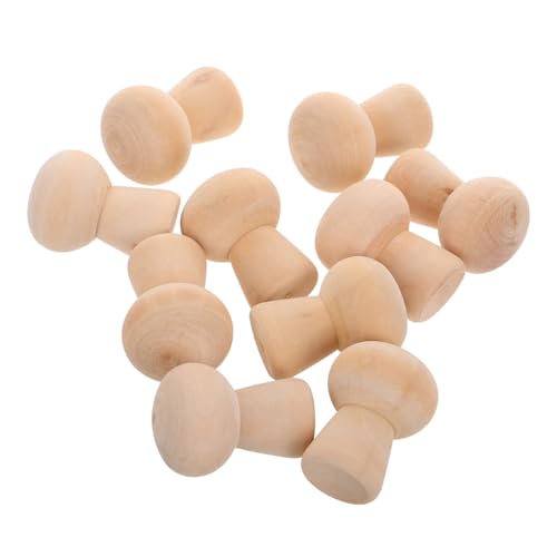 Homoyoyo 10 Stück Teiliges Holzpilz dekoration aus Natürlichem Holz Umweltfreundlich DIY bemalung für Kreative Bastelprojekte Holzfigur für Jungen und Mädchen Hellbraun Homoyoyo 10 Stück Teiliges Holzpilz dekoration aus Natürlichem Holz Umweltfreundlich DIY bemalung für Kreative Bastelprojekte Holzfigur für Jungen und Mädchen Hellbraun von Homoyoyo