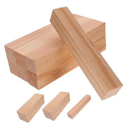 Homoyoyo 10 Stück Teiliges Holzschnitzblock Naturbelassenem Holz Glatte Oberfläche Vielseitig für DIY Schnitzarbeiten Holzhandwerk Sichere Holzbearbeitung Verschiedene Homoyoyo 10 Stück Teiliges Holzschnitzblock Naturbelassenem Holz Glatte Oberfläche Vielseitig für DIY Schnitzarbeiten Holzhandwerk Sichere Holzbearbeitung Verschiedene von Homoyoyo