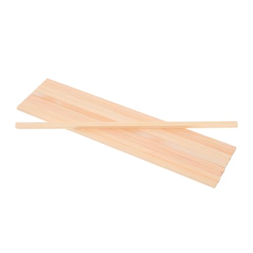 Homoyoyo 10 Stück Teiliges Holzstäbe Robuste Holzleisten für DIY Bastelprojekte Modellbau Zubehör für Flugzeuge und Schiffe Leicht Vielseitig für Kreative Handwerksarbeiten von Homoyoyo