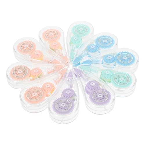 Homoyoyo 10 Stück Teiliges Korrekturband Weiß und Langlebig Doppelköpfig für Einfaches Korrigieren für Schüler und Studenten Präzises und Schnelles Korrigieren von Schreibfehlern Homoyoyo 10 Stück Teiliges Korrekturband Weiß und Langlebig Doppelköpfig für Einfaches Korrigieren für Schüler und Studenten Präzises und Schnelles Korrigieren von Schreibfehlern von Homoyoyo