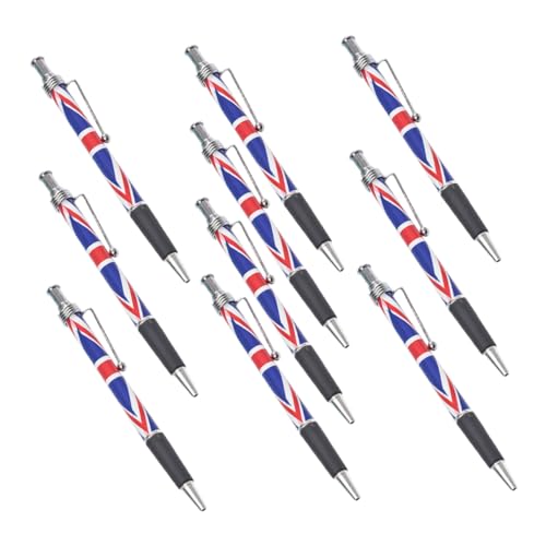 Homoyoyo 10 Stück Teiliges Kugelschreiber mit Britischem Flaggen Design Glattes Komfortabler Griff für Unterschriften Notizen Büro Schule und Zuhause Schwarze Homoyoyo 10 Stück Teiliges Kugelschreiber mit Britischem Flaggen Design Glattes Komfortabler Griff für Unterschriften Notizen Büro Schule und Zuhause Schwarze von Homoyoyo