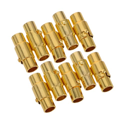Homoyoyo 10 Stück Teiliges Kupfer Magnetverschluss Schmuckverschluss Sicherer Magnetischer Verschluss für DIY Armband Halskette Verlängerung Vielseitiger Schmuckverbinder für Kreative Homoyoyo 10 Stück Teiliges Kupfer Magnetverschluss Schmuckverschluss Sicherer Magnetischer Verschluss für DIY Armband Halskette Verlängerung Vielseitiger Schmuckverbinder für Kreative von Homoyoyo