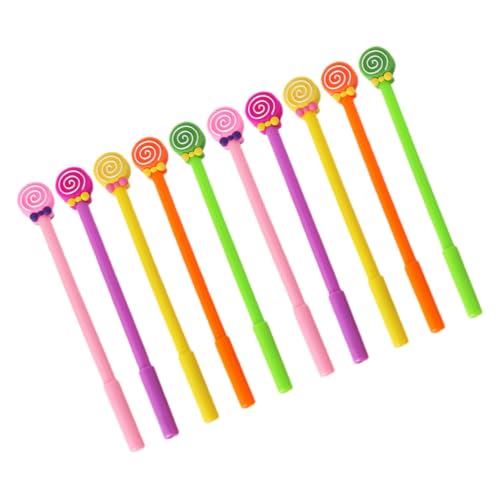 Homoyoyo 10 Stück Teiliges Lutscher Gelstifte Leichte Kunststoff Kugelschreiber mit Niedlichem Cartoon Design für Schule Büro und Studenten Praktische Schreibwaren für und Alltag Homoyoyo 10 Stück Teiliges Lutscher Gelstifte Leichte Kunststoff Kugelschreiber mit Niedlichem Cartoon Design für Schule Büro und Studenten Praktische Schreibwaren für und Alltag von Homoyoyo
