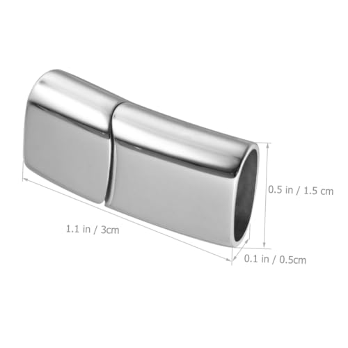 Homoyoyo 10 Stück Teiliges Magnetverschluss Flach rechteckig Sicherer Verschluss für Armbänder Halsketten Lederbänder und Schmuckherstellung Zubehör Homoyoyo 10 Stück Teiliges Magnetverschluss Flach rechteckig Sicherer Verschluss für Armbänder Halsketten Lederbänder und Schmuckherstellung Zubehör von Homoyoyo