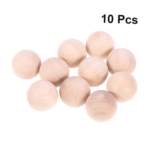 Homoyoyo 10 Stück Teiliges Massive Holzkugeln Ø Naturfarbene DIY Holzperlen für Bastelprojekte Glatte Oberfläche Vielseitig Verwendbar für Schmuck Dekoration Homoyoyo 10 Stück Teiliges Massive Holzkugeln Ø Naturfarbene DIY Holzperlen für Bastelprojekte Glatte Oberfläche Vielseitig Verwendbar für Schmuck Dekoration von Homoyoyo